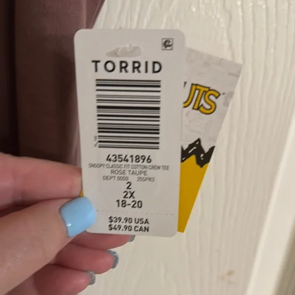 Torrid Snoopy Graphic Tee in Rose - Picture 2 of 4